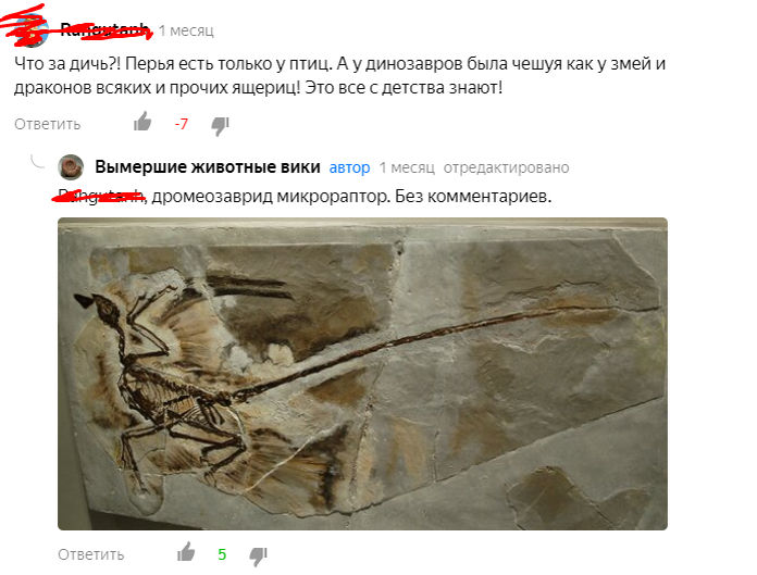 Консерваторы в палеонтологии - очень далёкие от палеонтологии люди