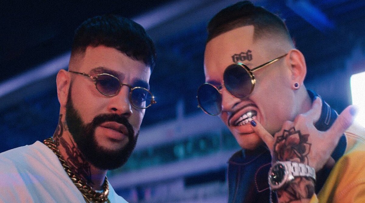 Тимати (Слева) и Моргенштерн (Справа) в клипе El Problema.