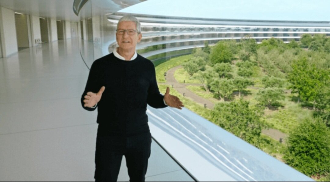 Тим Кук снова проведет презентацию в кампусе без зрителей