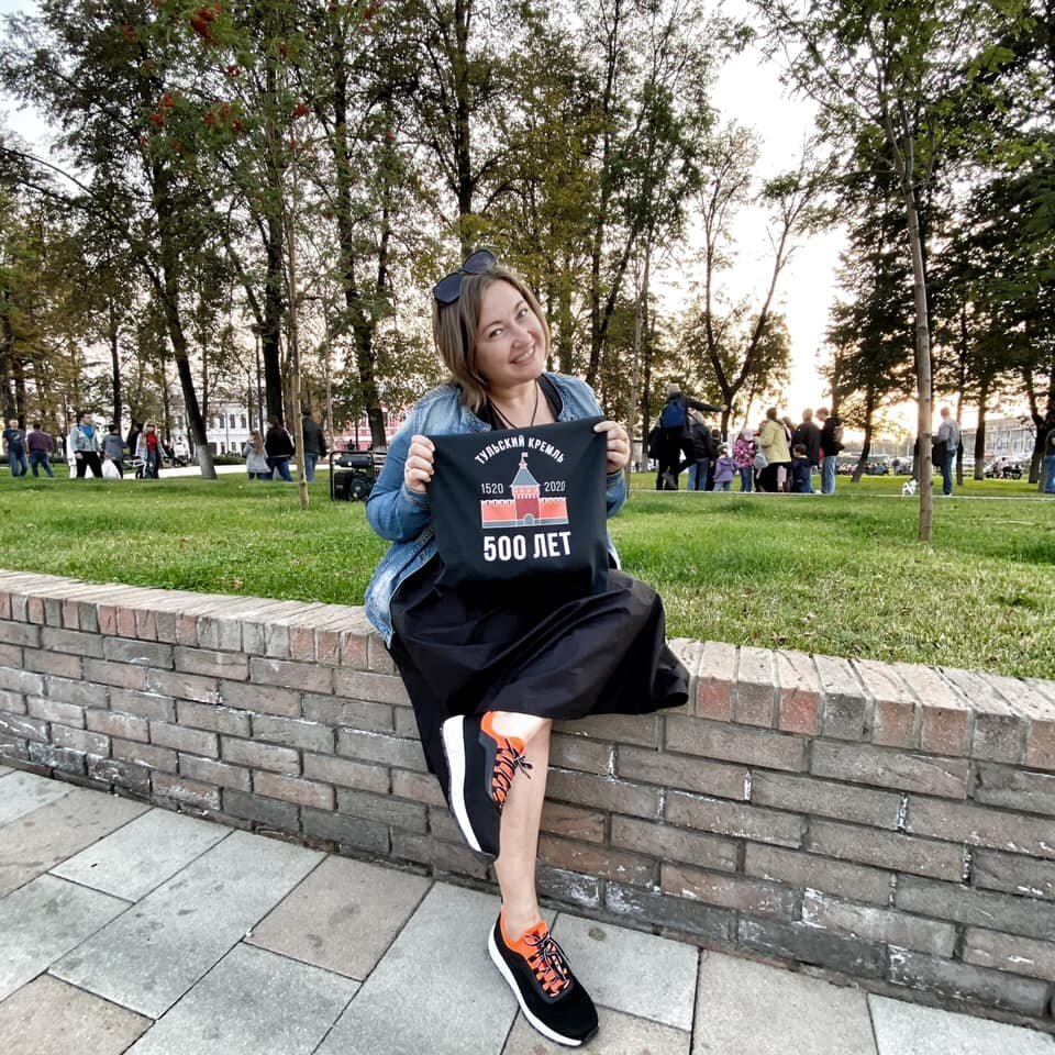 На фото автор канала Ольга Николаева во время празднования 500-летия Тульского Кремля в 2020 году