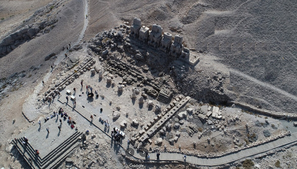 Нимруд-Даг. Вид сверху