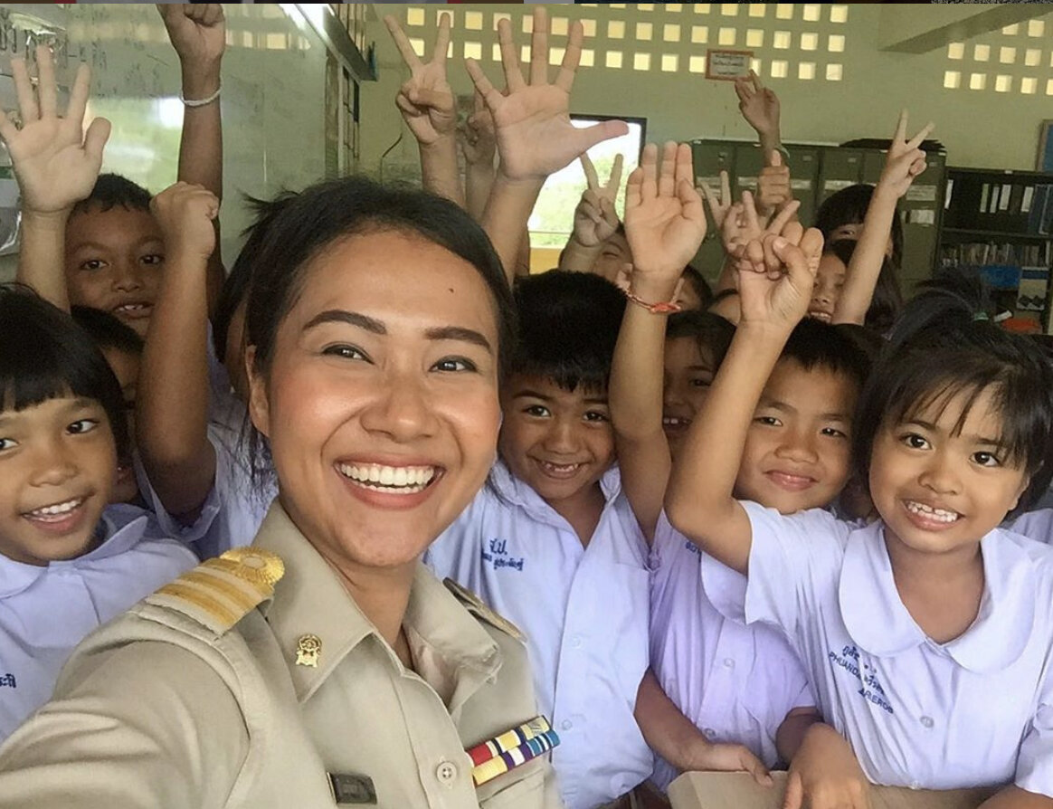 Бенжима со своими студентами