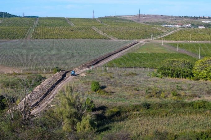 Работы на строительстве Бельбекского водозабора. Фото: sev.gov.ru