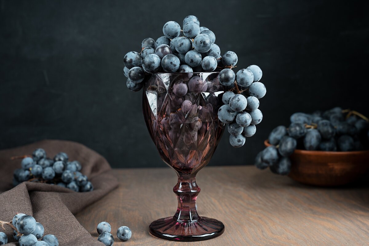 Виноград может символизировать выздоровление.