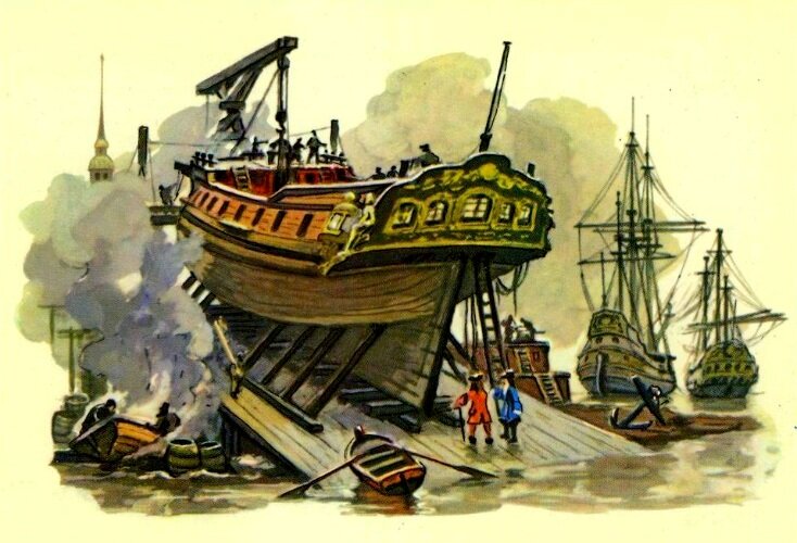 Пра-пра-пра... контейнеровозов, танкеров и сухогрузов. (Источник: Яндекс.Картинки)