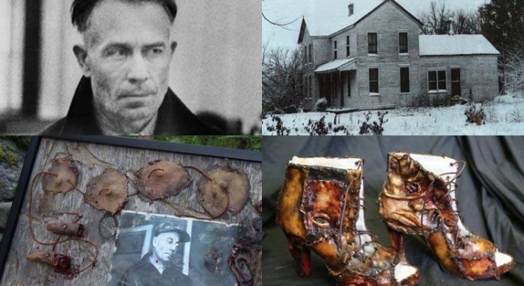 Дом Эдварда Гейна и улики найденные полицейскими.