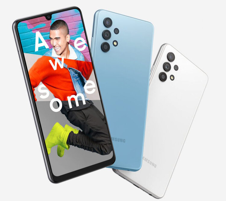 Samsung Galaxy A32 оснащается четверной камерой 