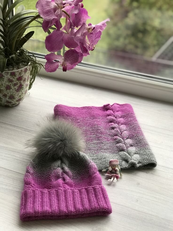 Фуксия с серым неожиданно