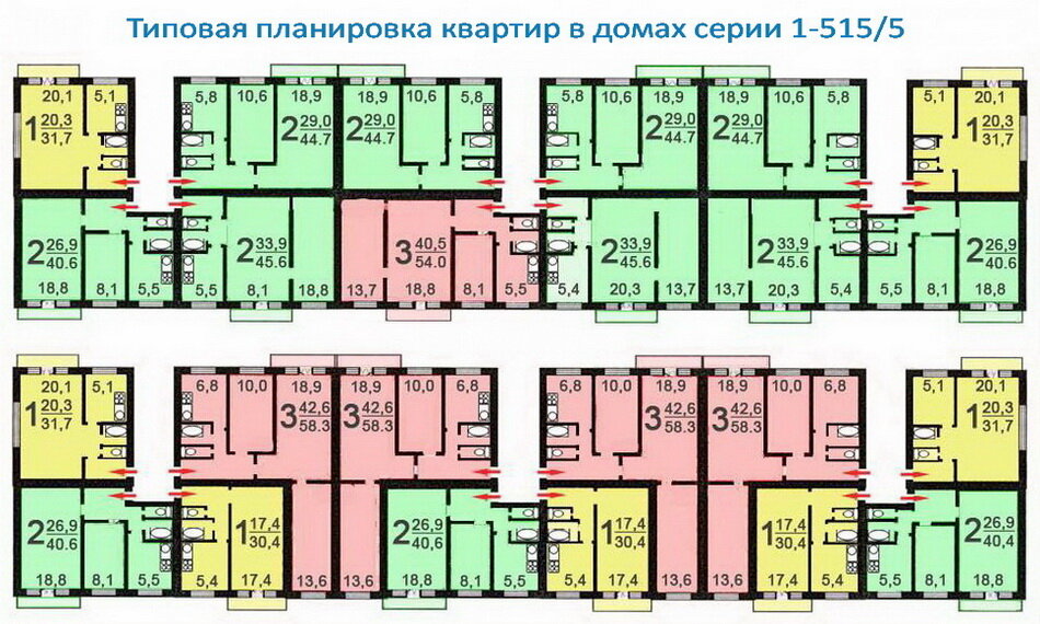 1 515 планировка этажа