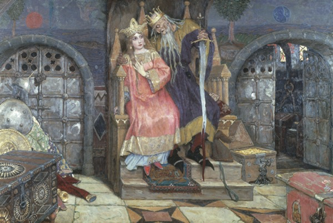 В. Васнецов. Марья Моревна и Кощей Бессмертный 