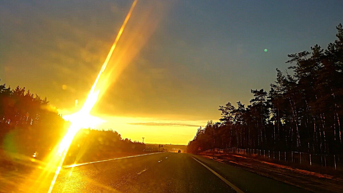 закат в Воронежской области