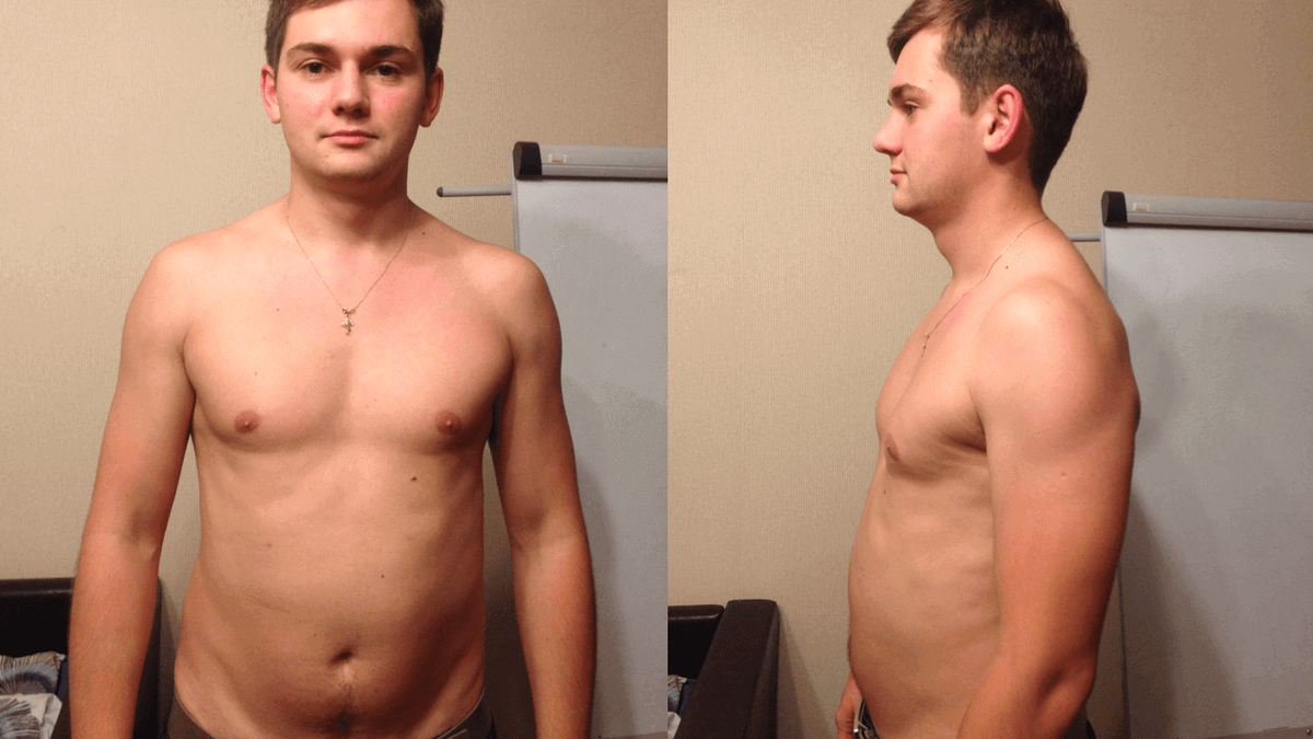 2012 год. Первый раз сел на диету. 