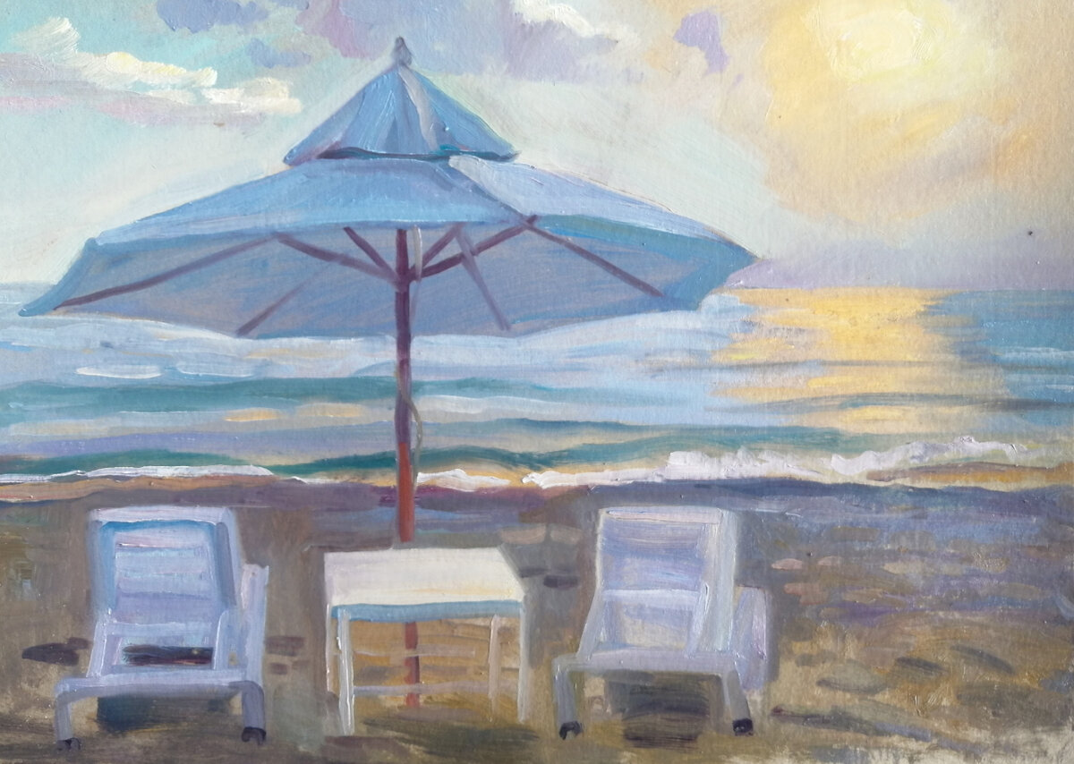 Фото автора. Тяглова Н.В. "Вечер на море".