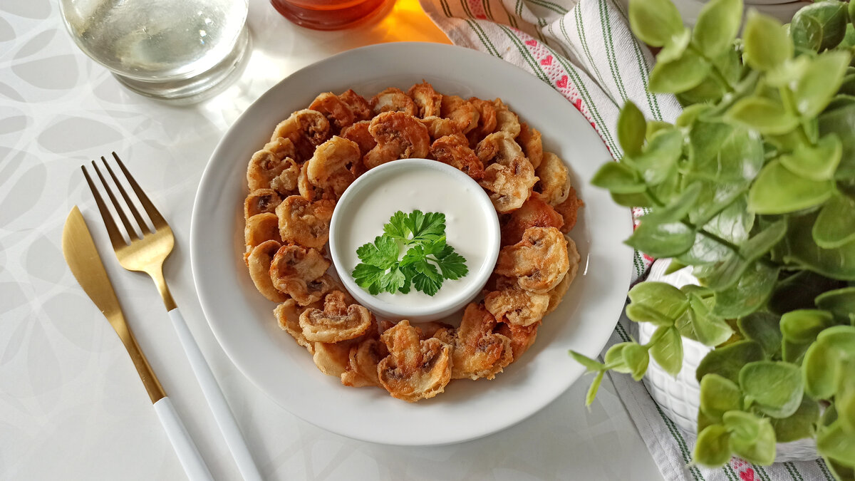 Грибные «чипсы»