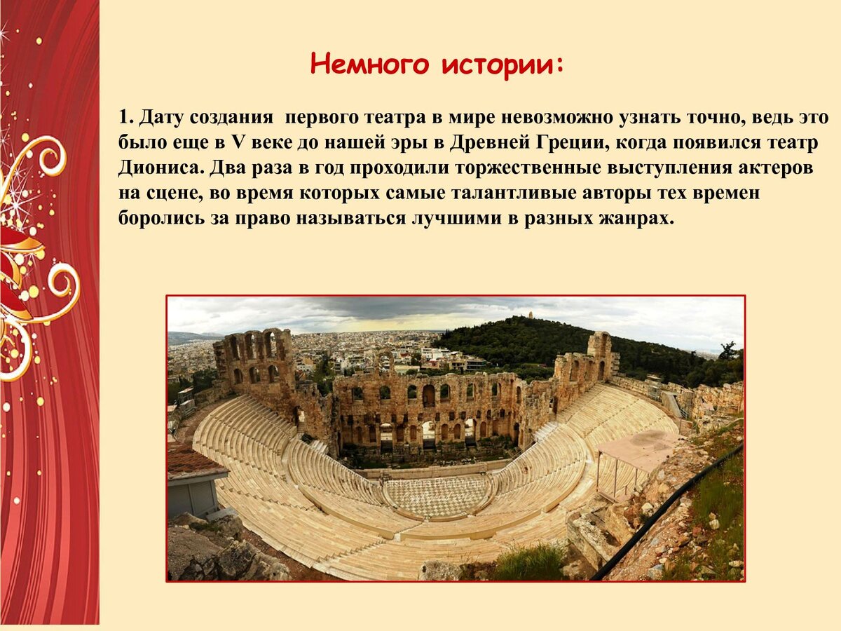 история театра