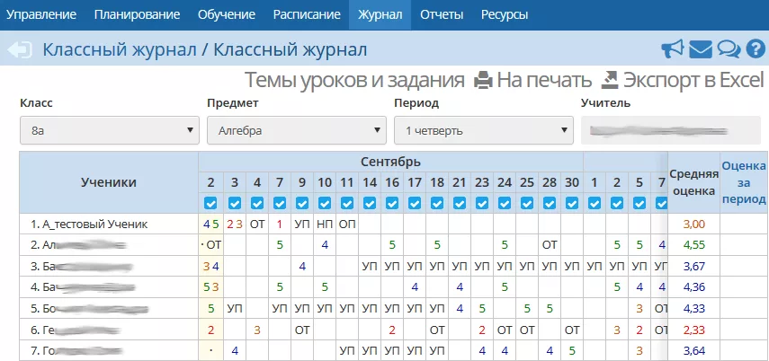 Инновации в образовательном процессе. Электронный дневник и журнал Программы Общ