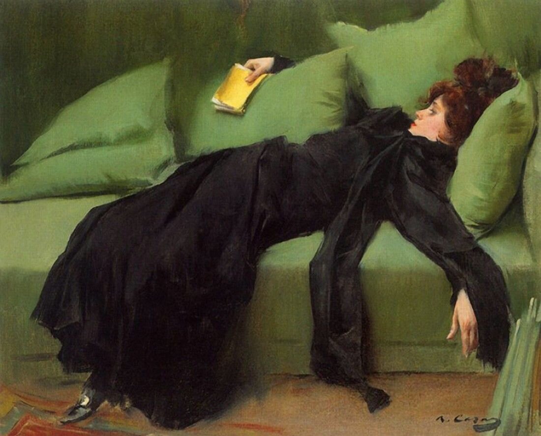 «Юная декадентка». Рамон Касас, 1899 год Источник: https://ru.wikipedia.org