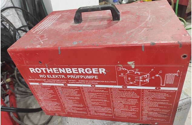 Опрессовочный насос ROTHENBERGER RP PRO I, 2001 года выпуска.