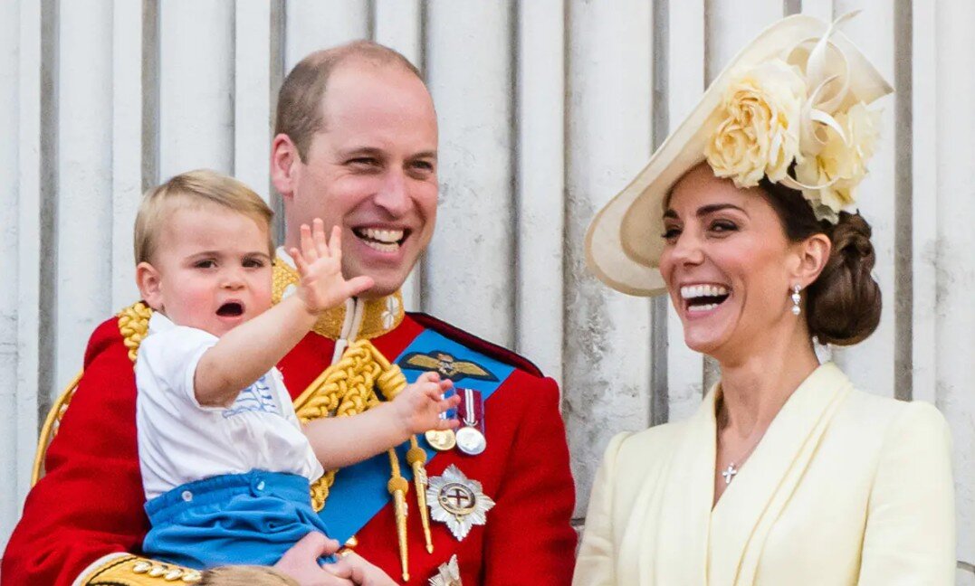 принц Уильям, Кэтрин Миддлтон и принц Луи