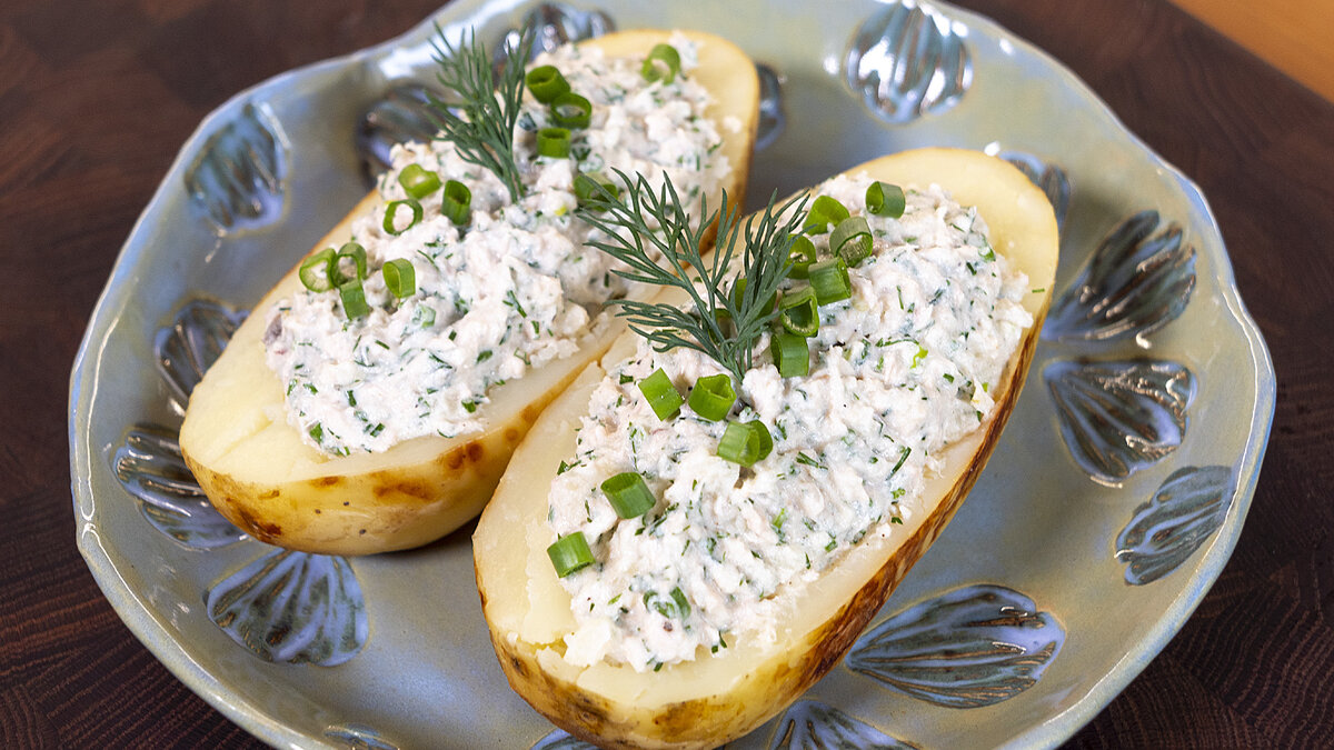 Картофельные лодочки