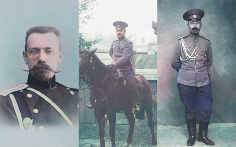 Евгений, Василий, Федор Новицкие.