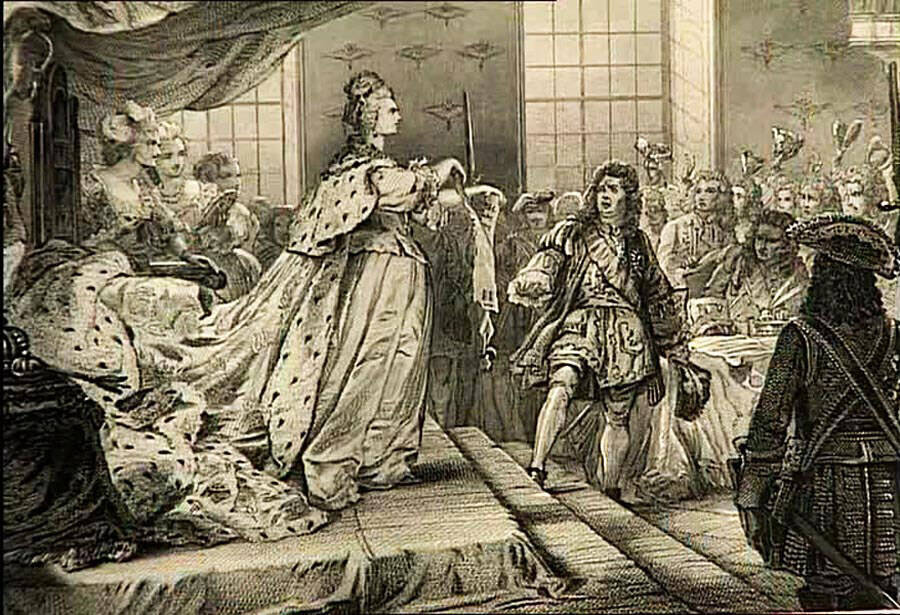 Анна Иоанновна рвет Кондиции