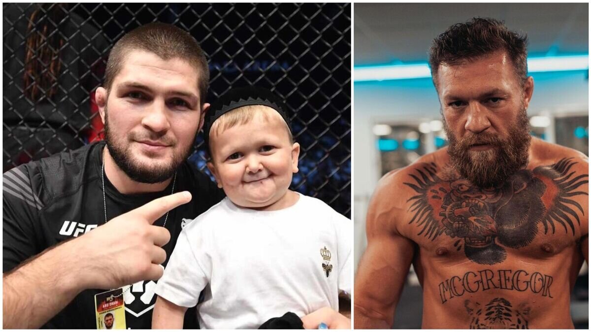    Хабиб Нурмагомедов и Хасбулла Магомедов / Конор Макгрегор© Соцсети Хасбика и Макгрегора