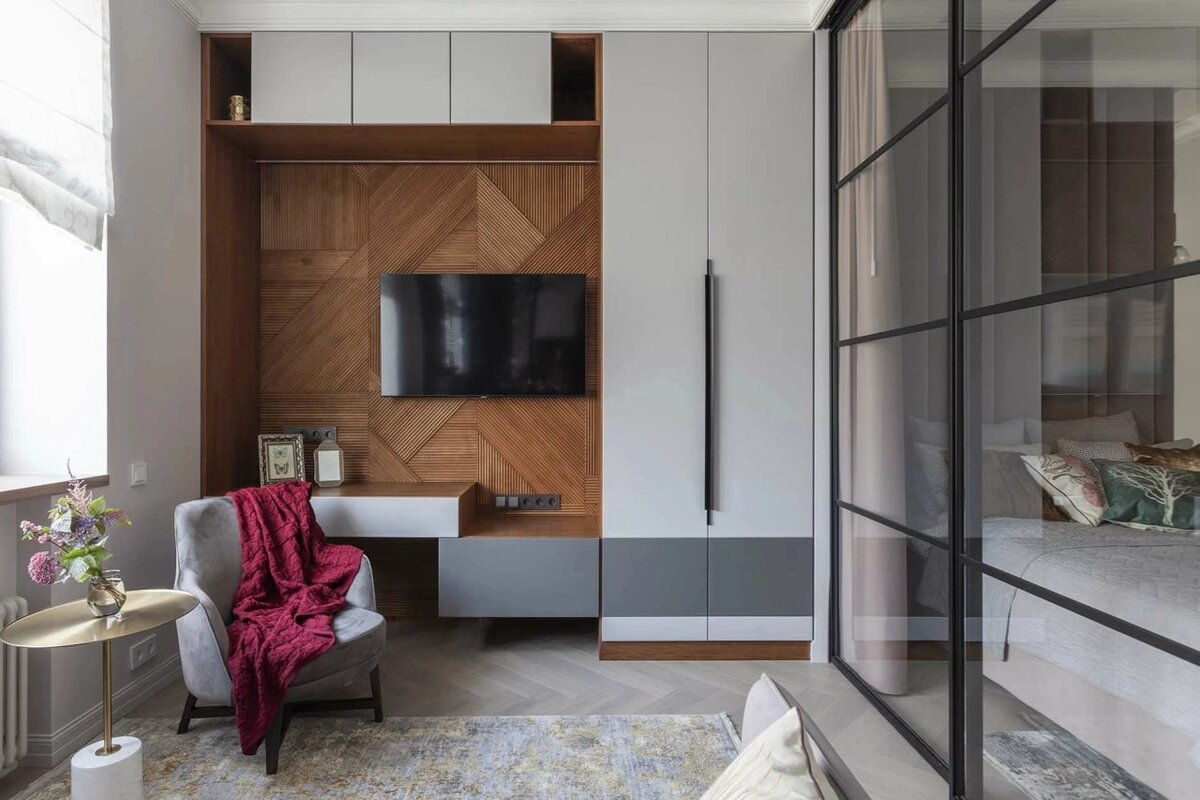 Изысканность и элегантность. Отличная организация пространства на 45 кв.м. старой сталинки