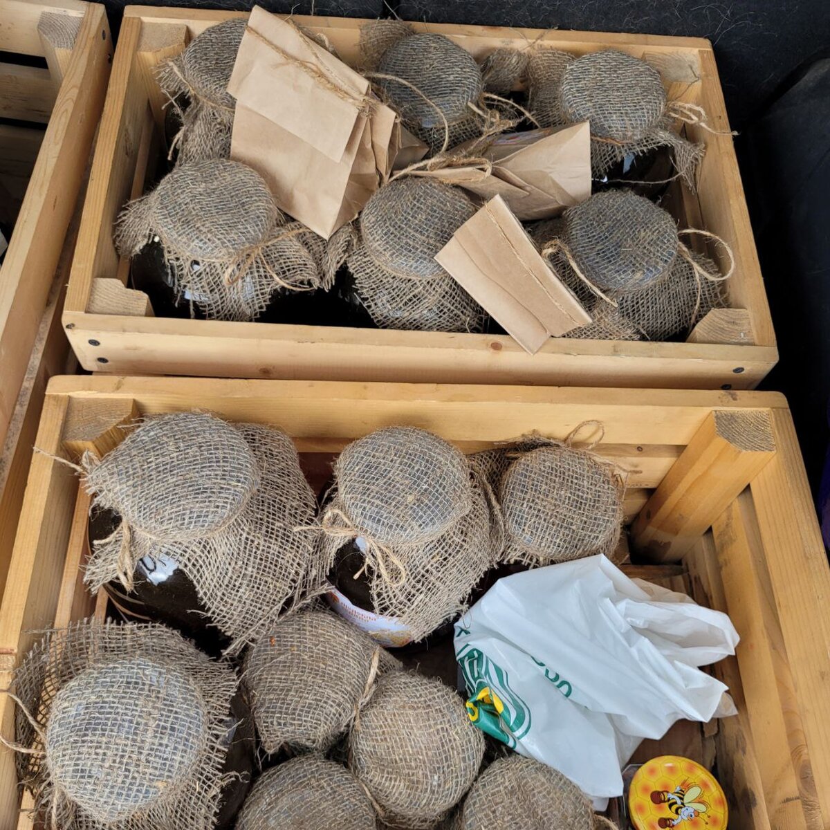 Заказы, подготовленные для доставки.