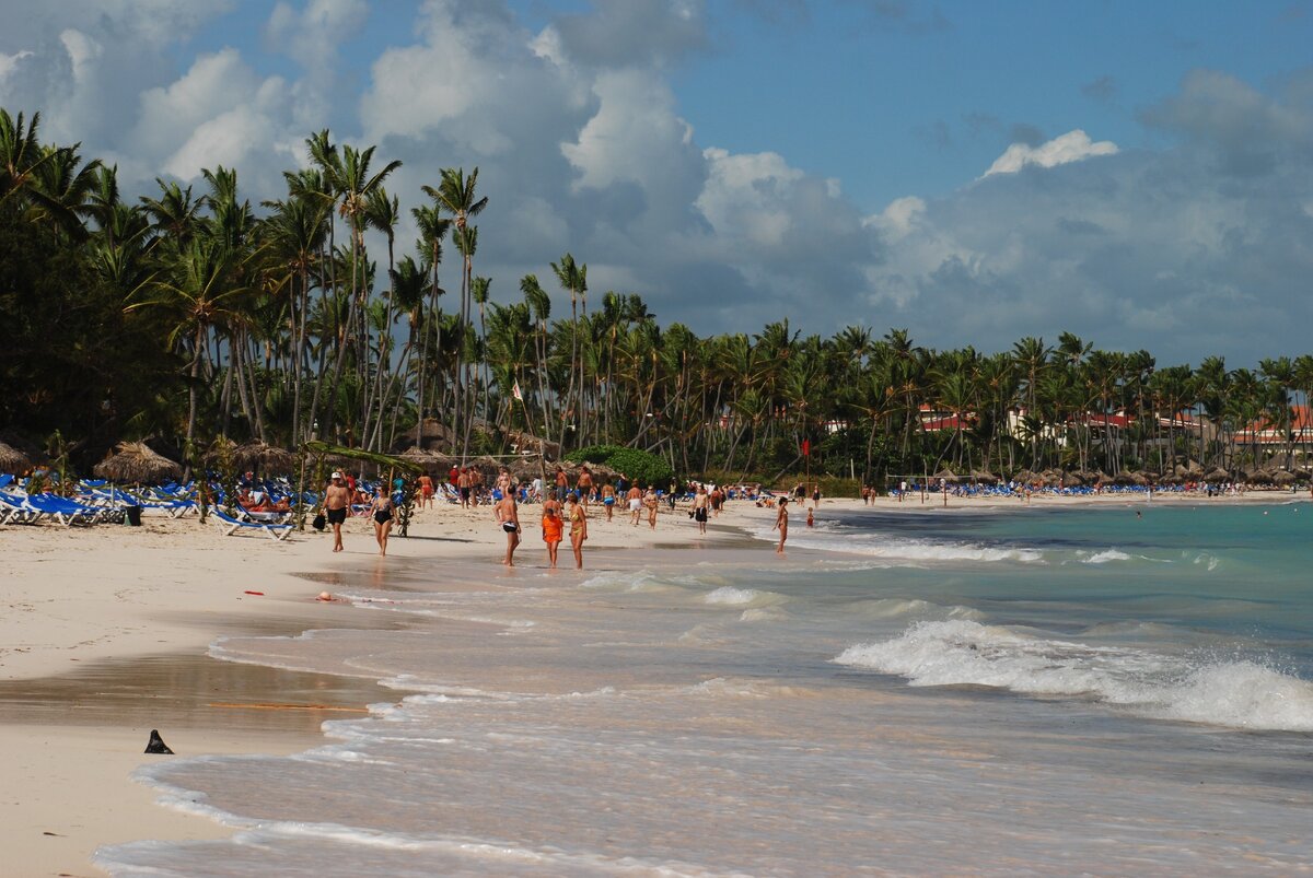 "Пляж Playa Bavaro в Пунта -Кана, Доминикана". Фото Папаша Ньюс