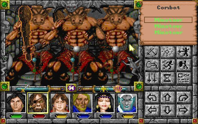 Might and Magic V: Darkside of Xeen (1993) — типичный представитель ролевых игр того времени.