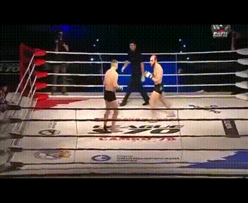 Фргменты поединка Алексей Беляев vs Адам Халиев