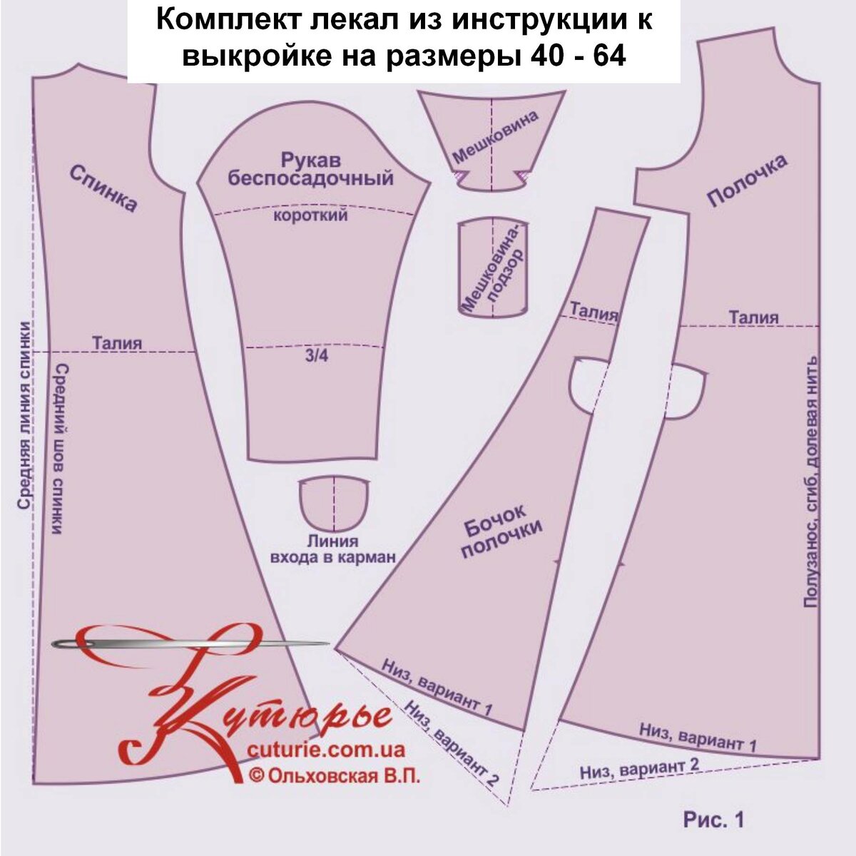 По выкройке платья оверсайз асимметричного больших размеров c инструкцией как сшить