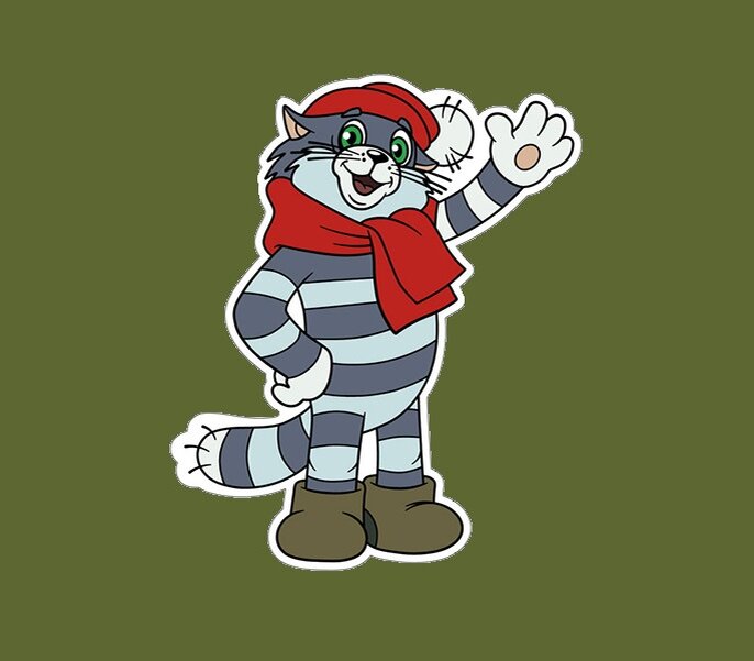 Кот Матроскин из мультфильма "Трое из Простоквашино"