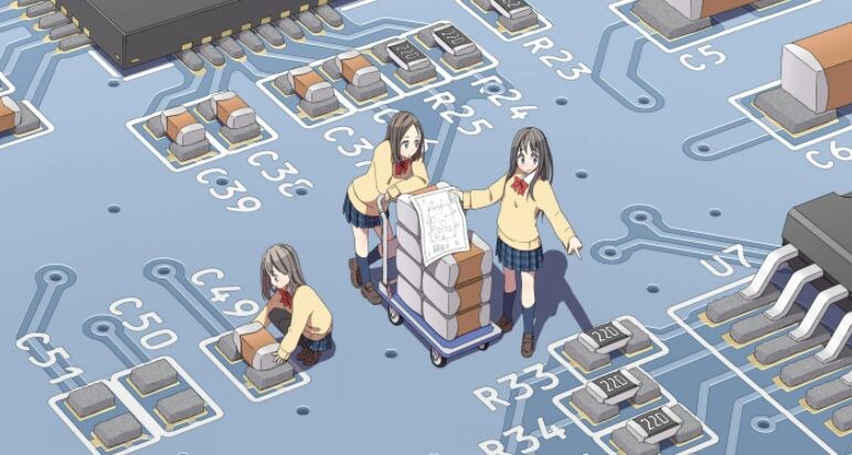 Это из аниме скриншот сделала, девочки на материнской плате компьютера. Такая я девочка на начинке умных машин.