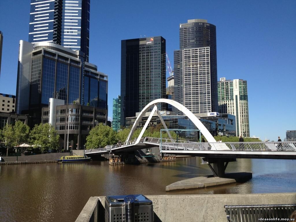 Центральная часть города Мельбурн (Австралия)