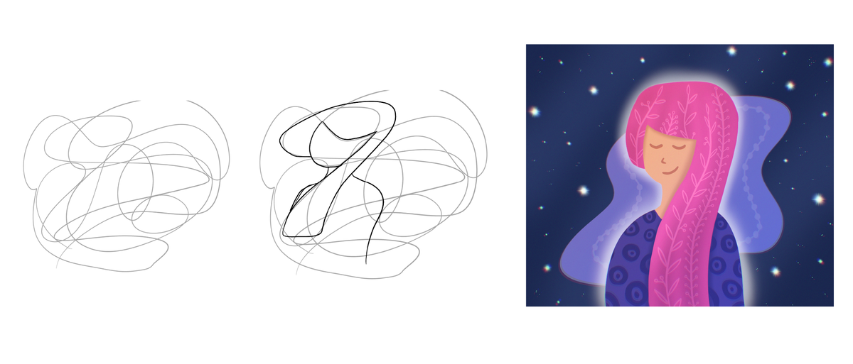 От каракули к иллюстрации