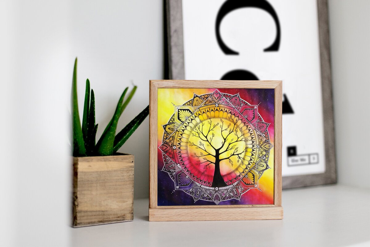 Еще одна моя мандала "Дерево Жизни"