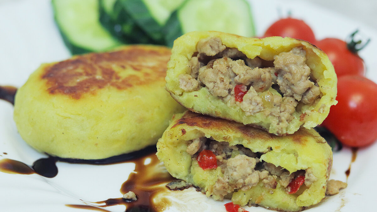 Картофельные зразы с фаршем