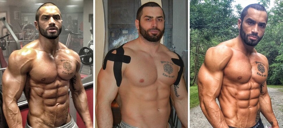 Lazar Angelov до и после