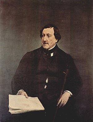 Портрет Россини (Франческо Хайец, 1870 год). Пинакотека Брера, Милан