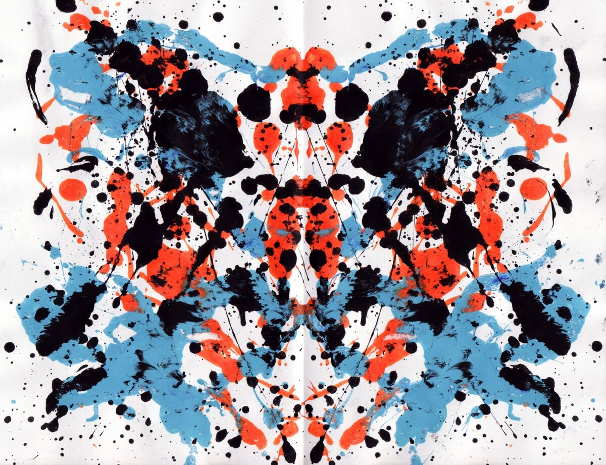 Изображение взято из открытых источников. Элемент из Теста Роршаха.