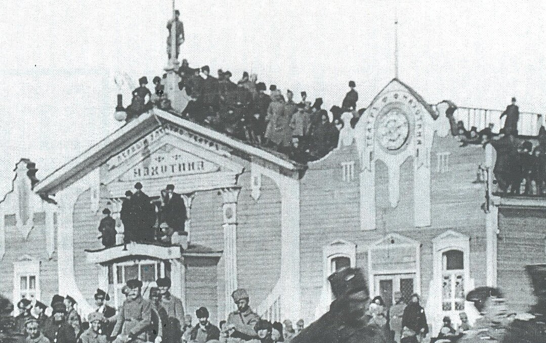 Электротеатр-синематограф Федота Махота, 1908 год. Фото: Новосибирский краеведческий портал