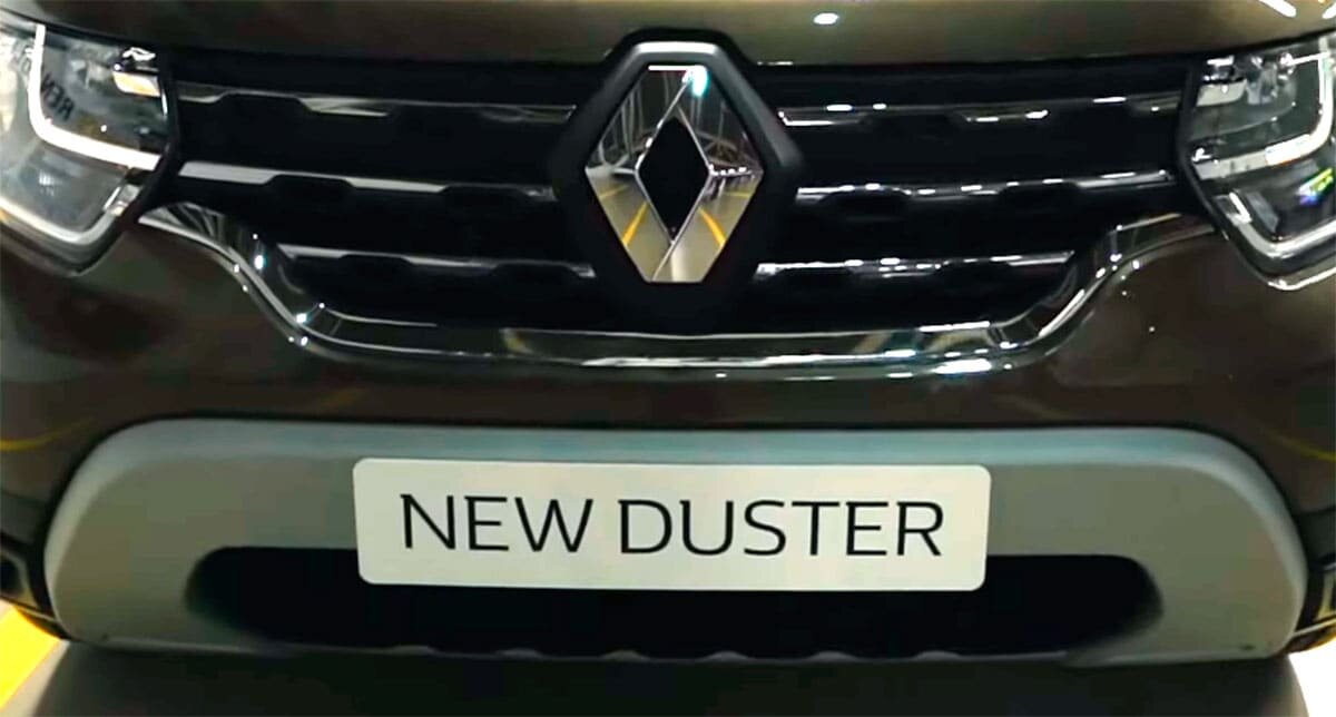 Значок Renault Duster 2021. Дастер 2 передний бампер