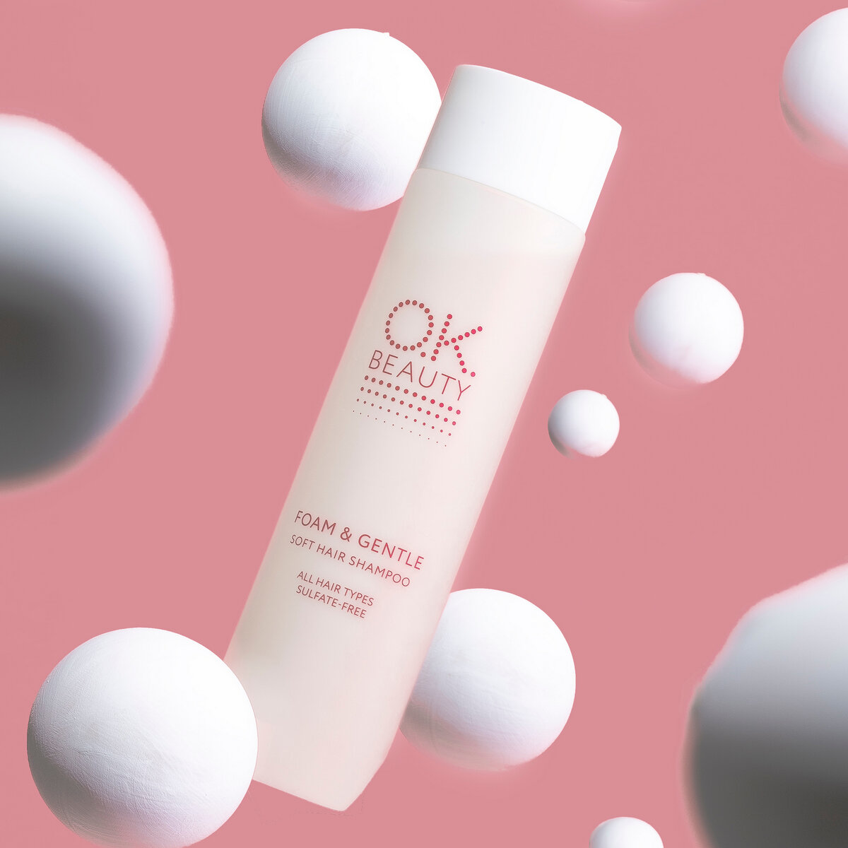 Мягкий шампунь для всех типов волос OK BEAUTY FOAM & GENTLE