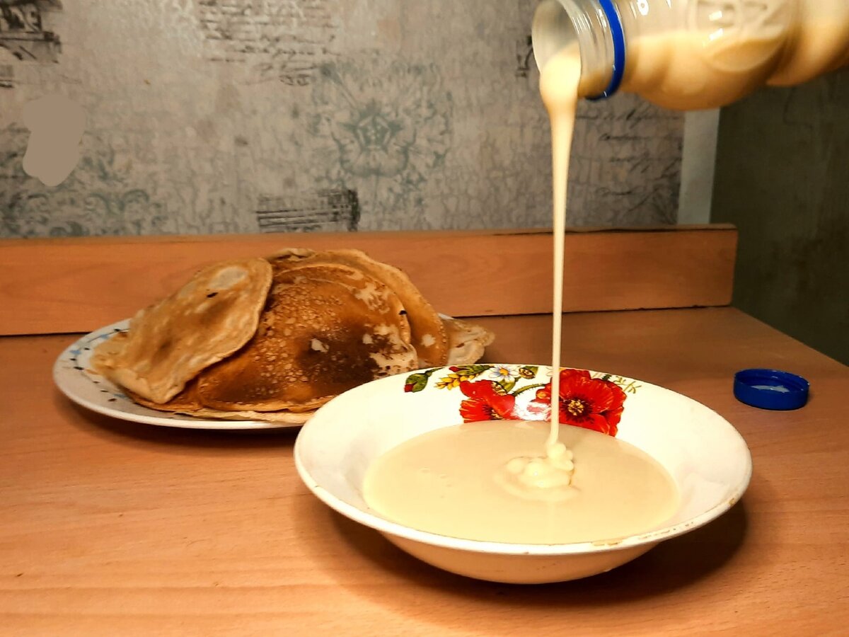 Блинчики со сгущенночкой ммм...