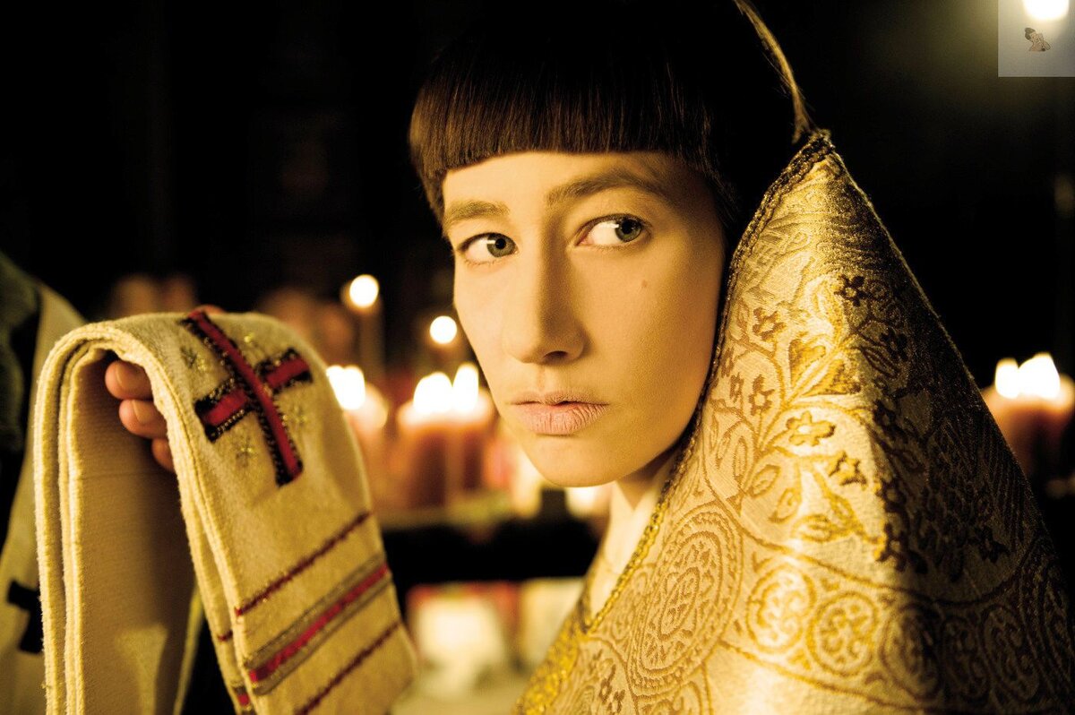 Папесса Иоанна , кадр из фильма "Иоанна-женщина на папском престоле".