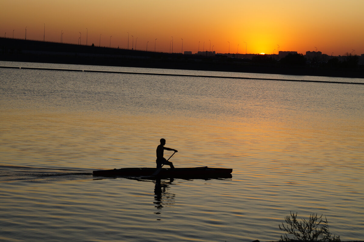 Вот такие живописные панорамы сопровождали нас на вечерних марафонах