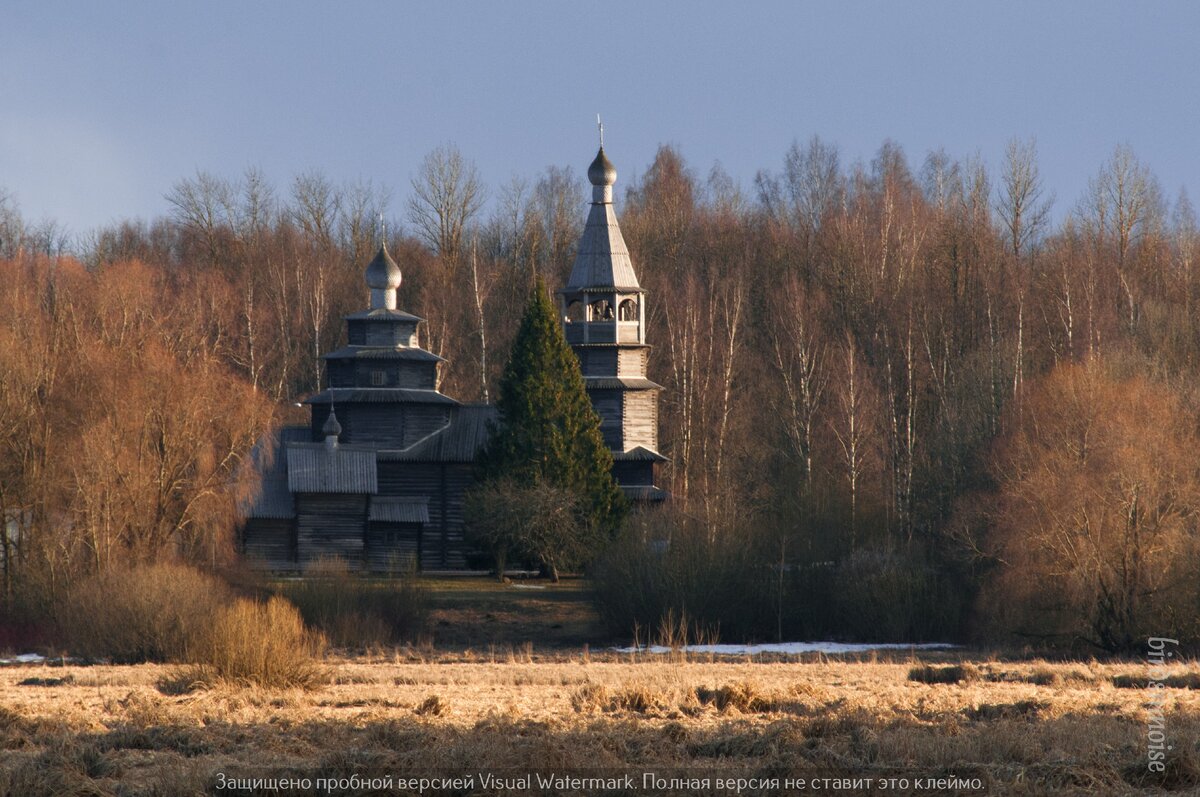 Закат. Витославлицы. Ц. Николы из д. Высокий остров, 1757 г. 
