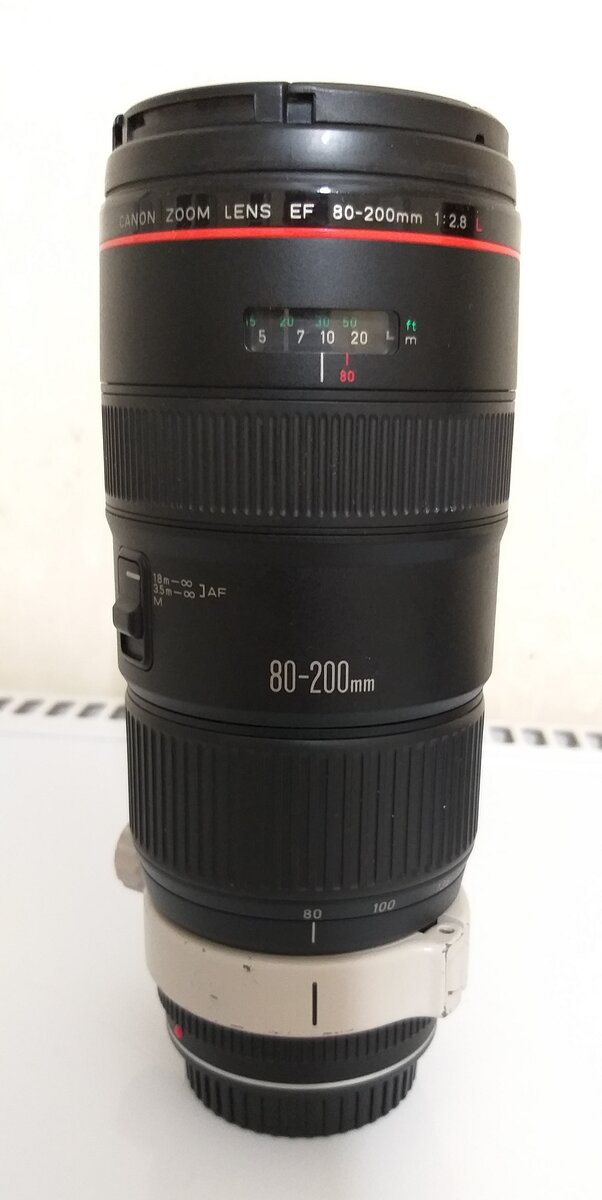 Объектив Canon EF 80-200mm f2.8 L во весь  рост!